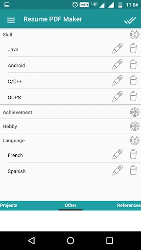 Скриншот 8 — Resume PDF Maker / CV Builder