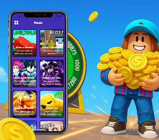 Скриншот 1 — Robux and Skins for Roblox