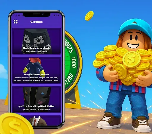 Скриншот 2 — Robux and Skins for Roblox