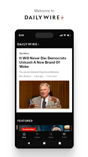 Скриншот 1 — DailyWire+