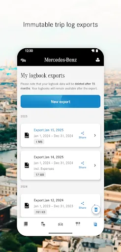 Скриншот 5 — Mercedes-Benz Logbook