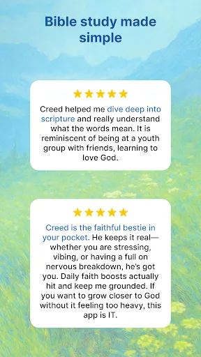 Скриншот 3 — Creed: Your Bible Chat Buddy
