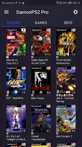 Скриншот 1 — DamonPS2 Pro эмулятор PS2 PSP