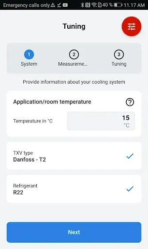 Скриншот 1 — TXV Superheat Tuner