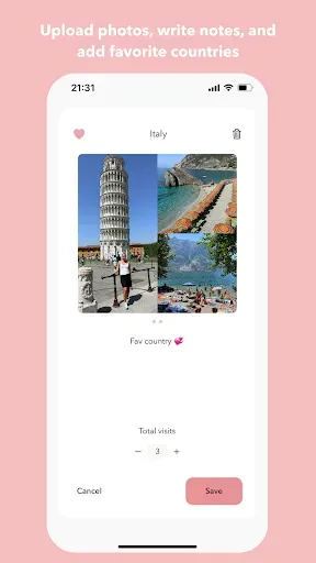 Скриншот 5 — Landa - Travel Tracker