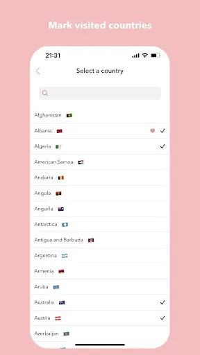 Скриншот 8 — Landa - Travel Tracker