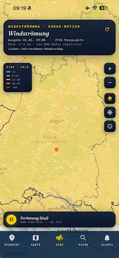 Скриншот 2 — Trockenfenster: Regenradar