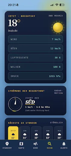 Скриншот 5 — Trockenfenster: Regenradar