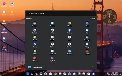 Скриншот 8 — Win 11 Launcher