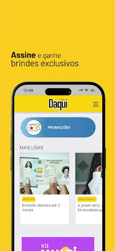 Скриншот 1 — Jornal Daqui