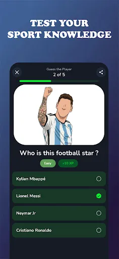 Скриншот 1 — SportIQ - Sports Trivia Game