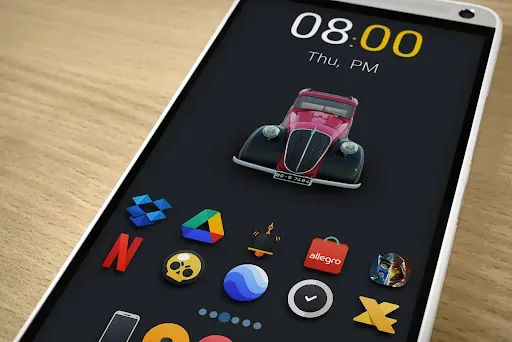Скриншот 1 — Darko - Icon Pack