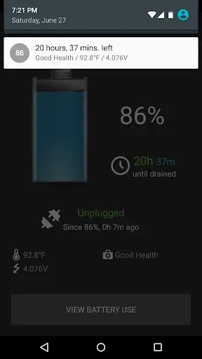 Скриншот 2 — BatteryBot Battery Indicator