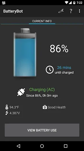 Скриншот 4 — BatteryBot Battery Indicator