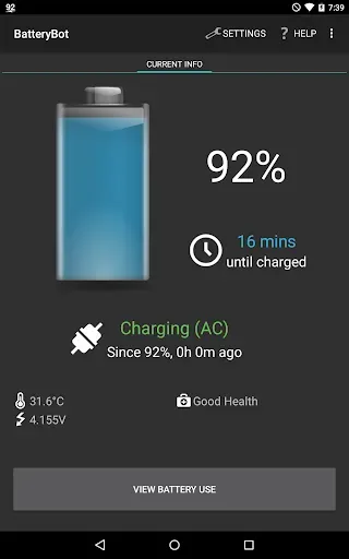 Скриншот 8 — BatteryBot Battery Indicator