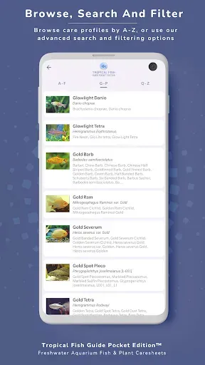 Скриншот 2 — Tropical Fish Guide Pocket Ed.