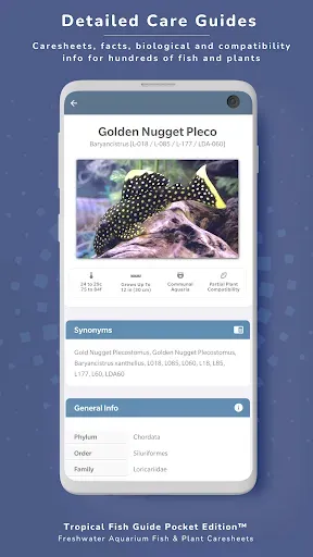 Скриншот 3 — Tropical Fish Guide Pocket Ed.