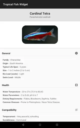 Скриншот 7 — Tropical Fish Widget