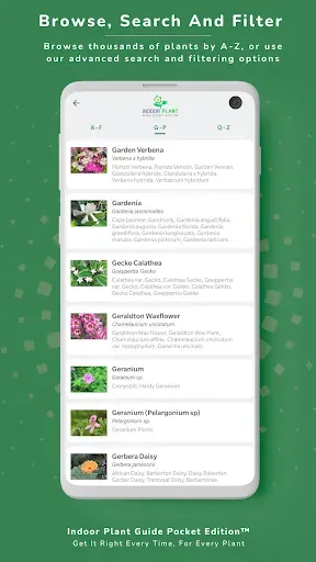 Скриншот 2 — Indoor Plant Guide Pocket Ed.