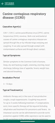 Скриншот 7 — Vet Nurse Quick Reference