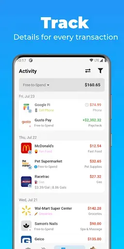Скриншот 1 — DAS Budget: Money Manager