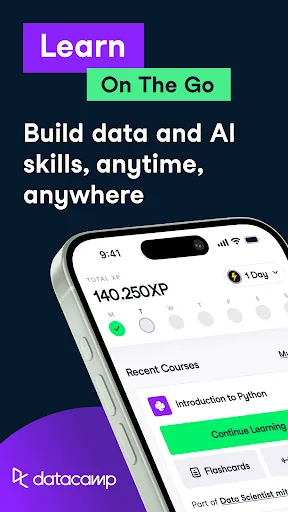 Скриншот 1 — DataCamp: Learn Coding & AI