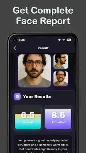 Скриншот 1 — Attractiveness AI