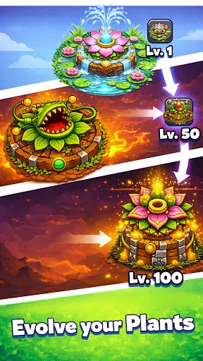 Скриншот 5 — Merge Plants Zombie War RPG