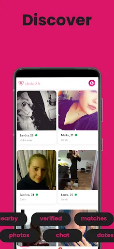Скриншот 2 — Date24: Local Dating & Chat