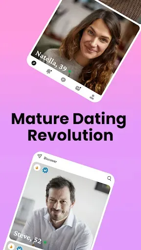 Скриншот 1 — DateMyAge Mature & Senior Date