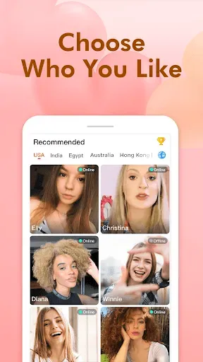 Скриншот 1 — Lemeet: Chat & Meet The World
