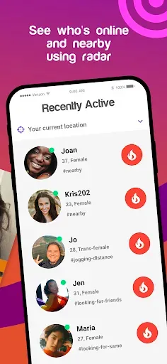 Скриншот 2 — Only Women - Lesbian Dating