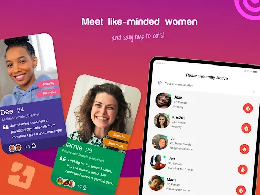 Скриншот 7 — Only Women - Lesbian Dating