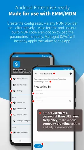 Скриншот 2 — Managed DAVx⁵ for Enterprise