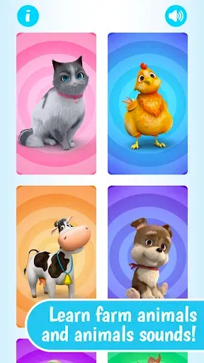 Скриншот 1 — Farm Animals by Dave and Ava