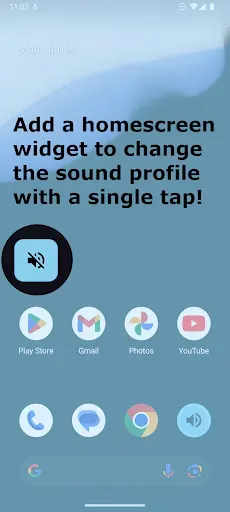 Скриншот 1 — Silent Toggle Widget