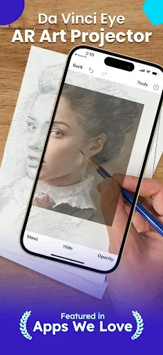 Скриншот 1 — Da Vinci Eye: AR Art Projector