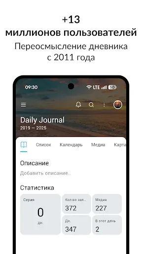 Скриншот 2 — Дневник Day One: личный журнал