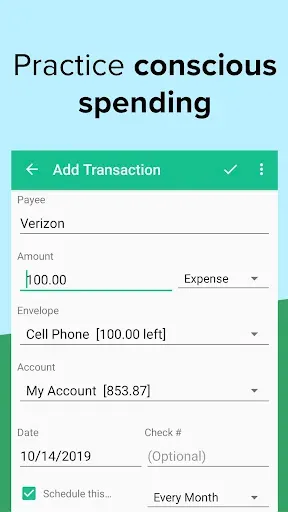 Скриншот 3 — Goodbudget: Budget & Finance