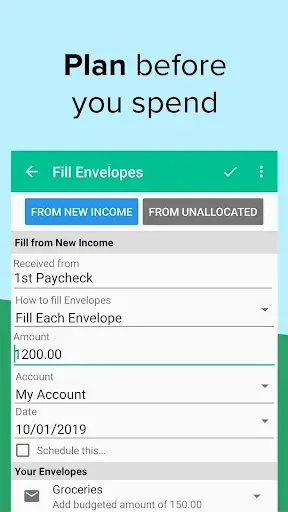 Скриншот 6 — Goodbudget: Budget & Finance