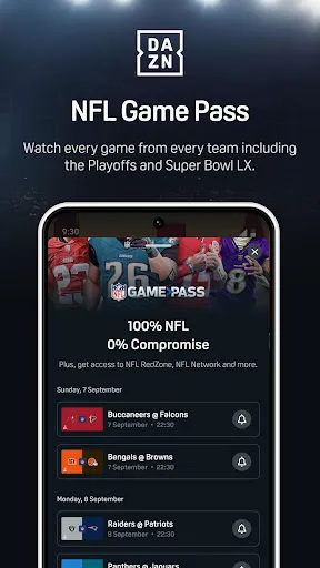 Скриншот 3 — DAZN - Watch Live Sports