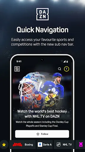 Скриншот 4 — DAZN - Watch Live Sports