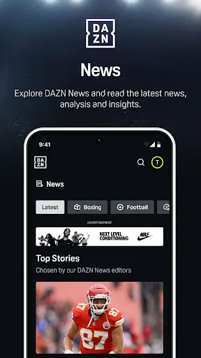 Скриншот 7 — DAZN - Watch Live Sports