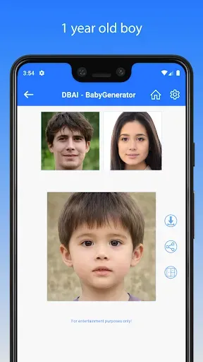 Скриншот 1 — BabyGenerator Guess baby face