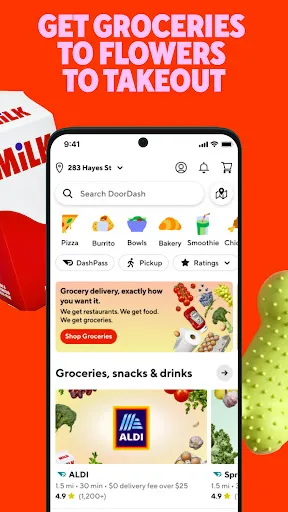 Скриншот 2 — DoorDash: Food, Grocery, More