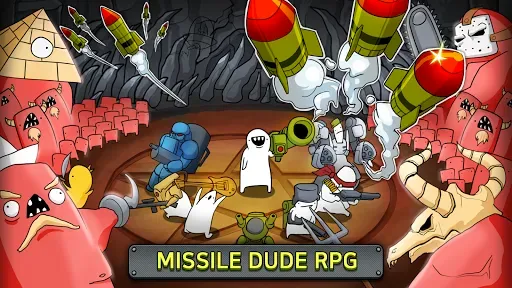 Скриншот 1 — Missile Dude RPG : idle hero