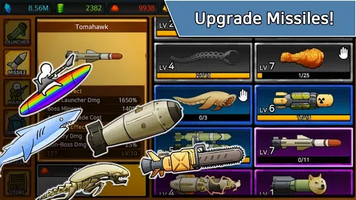 Скриншот 5 — Missile Dude RPG : idle hero