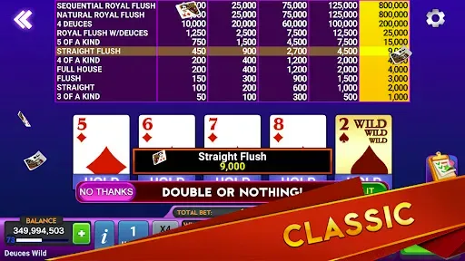 Скриншот 1 — Video Poker Multi: Deuces Wild