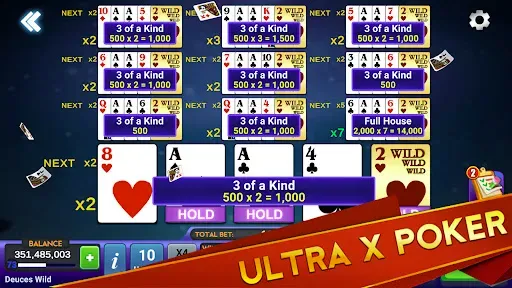 Скриншот 2 — Video Poker Multi: Deuces Wild