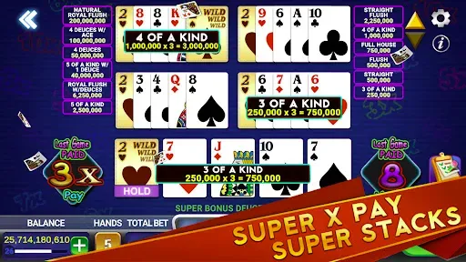 Скриншот 6 — Video Poker Multi: Deuces Wild